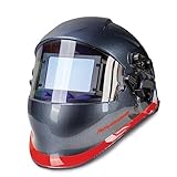 SCHWEISSKRAFT Automatik-Schweißschutzhelm VarioProtect XXL-W F-TC (Schutzhelm zum Schweißen und Schleifen, mit großem Sichtfeld) 1654100