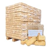 960 kg Palette ÖKO Briketts RUF-Form Sonderangebot Premium Mischholzbriketts 100% Made IN Bavaria Kamin Ofen Holz Brennholz Ofenbriketts Kaminbriketts Premium Öko Holzbriketts | Energie Kienbacher