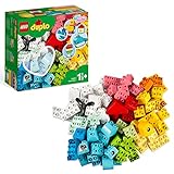 LEGO 10909 Duplo Classic La Box Coeur Erster Set, Bildungsspielzeug, Babybausteine ??1 und ein halbe Jahre