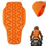 KQWVZ Rückenprotektor Motorrad, 42*23cm Abnehmbare Zertifizierte Rückenprotektor, Motorrad Rückenprotektor, Motorrad Protektoren Flexibel, Protektoren Hohe Sicherheit Unisex Erwachsene