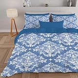 PNHCL Vintage Bettdecke 155x220 4 Jahreszeiten, Bohemian Stil Bettdecke ohne Bezug, Bequeme und Weiche Ganzjahresdecke, Tradition Ethno Muster Waschbar Schlafdecke mit 2 Kissenbezüge 80x80 cm A651