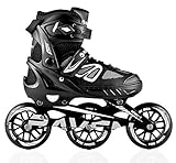 Inlineskates Inliner Raven Advance Big Wheels verstellbar (Black, 38-42)