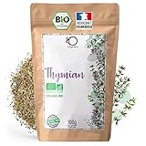 ORIGEENS THYMIAN TEE BIO Herkunft Frankreich 100g | Bio Thymian getrocknet für Hustentee und zum Kochen | Thymiantee Bio