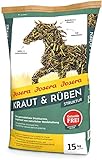JOSERA Kraut & Rüben Struktur (1 x 15 kg) | Premium Pferdefutter | Getreidefreier Strukturmix | Stärke- & zuckerreduziert| 1er Pack