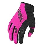 O'NEAL | Fahrrad- & Motocross-Handschuhe | MX MTB FR Downhill | Passform, Luftdurchlässiges Material | Elements Women Glove RACEWEAR V.24 | Erwachsene | Schwarz Pink | Größe S