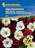 Kiepenkerl Profi-Line Kapuzinerkressesamen Night & Day 3915 – Üppig blühende Beet- und Kletterpflanze - Höhe bis 2m - für 20 Pflanzen - Blumensamen, Saatgut,