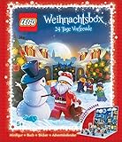 LEGO® Weihnachtsbox – 24 Tage Vorfreude: Minifigur + Buch + Sticker + Adventskalender