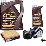 Inspektionspaket Wartungspaket Filterset mit 6 L Motoröl Energy Ultra JP 5W-20, Motoröl Legend Ultra 0W-20, Ölfilter, Luftfilter, Verschlussschraube