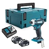 Makita DTD172RFJ Schlagschrauber, 18 V, 180 Nm, 2 x 3,0 Ah, aus Makpac