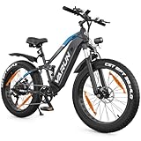 VARUN E Bike Elektrofahrrad mit 26 * 4.0 Zoll Fat Tire, 48V 16Ah(768Wh), Bis zu 120KM, E-Bike Herren mit 250W 80NM Motor, Elektrofahrräder Ebike mit 5 Modi, 7-Gang, LCD-Display, MTB mit EU-Konformes