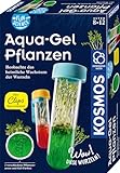 KOSMOS 658168 Fun Science Aqua-Gel Pflanzen, beobachte das Wachstum der Wurzlen, Kresse und Mungobohnen im Glas anziehen, Experimentierkasten für Kinder ab 8 Jahre, Pflanzset für Kinder