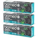 Biomed Calcimax 97% natürliche Zahnpasta | Schmelzreparatur & Kariesschutz | Für Veganer geeignet, ohne SLES 3x100 g (3er-Pack)
