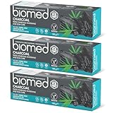 Biomed Calcimax 97% natürliche Zahnpasta | Schmelzreparatur & Kariesschutz | Für Veganer geeignet, ohne SLES 3x100 g (3er-Pack)