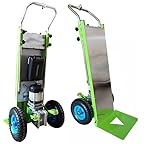 Elektrischer Treppensteigwagen, 800 W betriebene Sackkarre, arbeitssparende Sackkarre, 220 kg Last, stufenlose Geschwindigkeitsregulierung, Lithium-Batterie, tragbar für einfache Bewegung