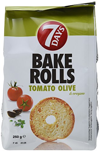 7Days Bake Rolls Tomate Olive und Orega, 8er Pack (8 x 0.25 kg)