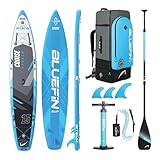 Bluefin Cruise 15' Aufpumpbares SUP Board | Erwachsenen Paddleboard | Tandem 15ft | Zubehör Inklusive