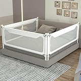 GearKing Bettgitter für Kleinkinder, höhenverstellbares Bettgitter für Babys, speziell für Doppelbett, Queen-Size-Bett, King-Size-Bett – Sicherheitsgitter für Kinder