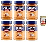 Barilla Pesto Ricotta e Noci, Italienische Pasta-Sauce mit Ricotta und Walnüssen, 12 x 190 g, + Italian Gourmet polpa 400g