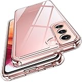 ivoler Nie Vergilbung Klar Hülle für Samsung Galaxy S21 5G, [Militärischer Schutz] [Kameraschutz] Stoßfest Kratzfest Transparent Schutzhülle, Dünn Durchsichtige Handyhülle Case
