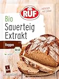 RUF Bio Sauerteig-Extrakt, getrockneter Sauerteigextrakt aus Bio Roggen-Vollkornmehl, Roggensauerteig zum Backen von Brot & Brötchen