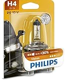 Philips 12342PRB1 Vision +30% H4 Scheinwerferlampe 12342PRB1, 1er Blister