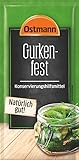 Ostmann Gewürze – Gurkenfest, ideale Konservierungshilfe zum Einmachen von leckeren, haltbaren, sauren Essiggurken im Glas und anderem Gemüse, 15 g