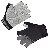Endura Herren Hummvee Plus Mitt II Fahrradhandschuhe | Gel-Polsterung | Knöchelschutz Kurzfingerhandschuhe, Schwarz, XL