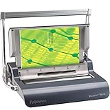 Fellowes Drahtbindegerät Quasar Wire, stanzt 15 Blatt, bindet 130 Blatt mit Drahtbinderücken 3:1, inkl. gratis Starterset für 20 Bindungen
