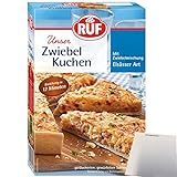 RUF Elsässer Zwiebel Kuchen Backmischung (300g Packung) + usy Block