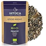 Gute Nacht-Tee | Bio | Beruhigungstee | Entspannungstee | Schlaftee | Relax Tee | Guten-Abend-Tee | Anti Stress Tee | Stress-Tee | Gut Schlafen | Sleep Tight Einschlaftee | Schlaf Gut Tee | HITOCA