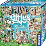 KOSMOS 685096 Cities - Große Städte, große Pläne, Städtebauspiel, Brettspiel für 2-4 Spieler, Gesellschaftsspiel ab 10 Jahre