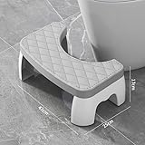 Toilette Töpfchen Hocker für Badezimmer, 7' Heavy Duty Kunststoff Portable Poop Fuß Hocker für Erwachsene jeder Fußhocker hockend