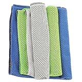 VICASKY 3Stücke Teiliges Schnelltrocknendes Sporthandtuch Waschbare Fitnesshandtücher für Reisen Strand Camping und Kompaktes Handtuch