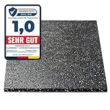 Floordirekt Premium Antivibrationsmatte 60x60cm - Made in Germany - für Waschmaschine Trockner etc. - zuschneidbar - in 4 Stärken erhältlich (60 x 60 x 2,0 cm)