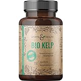 Jod aus Kelp Bio Kapseln - Jod Tabletten Mit Kelp Extrakt Enthält 315 µg Natürliches Jod Pro Tagesdosierung Und Iodine Aus Braunalge - Vegan - 250 Kapseln