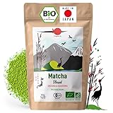 ORIGEENS Japanischer Bio Matcha Tee - Blend Shizuoka und Kagoshima - Bio Matcha Pulver - 80g-Beutel - Matcha Tee