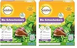 Solabiol Bio-Schneckenkorn, regenfest, zuverlässige Schneckenbekämpfung an Gemüse, Obst und Zierpflanzen, 1,9 kg Faltschachtel für bis zu 500m² (Packung mit 2)