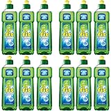 fit Spülmittel Original Karton - 12 x 500 ml II fit Original Geschirrspülmittel flüssig (12 x 500ml), biologisch abbaubares Spülmittel, höchste Spülkraft und sparsamer Verbrauch, nachhaltig & vegan