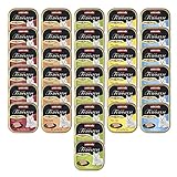animonda vom Feinsten Mildes Menü Milde Vielfalt (32 x 100g), getreidefreies Katzenfutter nass ohne Zucker, leicht verdauliches Katzenfutter mit Putenfleisch
