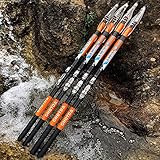 Trohollis Angelrute,Teleskoprute Qualität Carbon-Faser-Rock-Angelrute Kraftteleskop Felsen Angelrute Carp Feederrute Reise Boote Sea(4.5 m)
