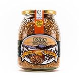 Natürlicher Bienenpollen. Getrockneter Pollen für den menschlichen Verzehr. 100% Bienenpollen aus Spanien 480 Grm. Frischer natürlicher Bienenpollen. Ist ein Stimulans und Vitamin-Mineral-Kompensator.
