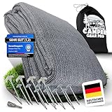 Camper Gear Pro Vorzeltteppich mit Profi Heringen [Extrem Stabil] | Camping Teppich Outdoor – Zeltteppich, Markisenteppich für Wohnwagen, Wohnmobil & Zelt – Jetzt Größe wählen (250x300 cm)