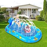 TIKATARER Splash Pad für, Splash -Pad -Sprinkler für Polk für Kleinkind Sommer Wasserspielzeug Wassersprinkler für Aufblasbarer Sprinklerpool