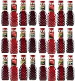 24 Flaschen a 200ml Granini Roter Saft Mix aus 4 Sorten MEHRWEG Pfand (6xKirsche,6x Erdbeer, 6x Traube, 6x Schwarze Johannisbeere) von Onlineshop Bormann + Space Keks gratis a 45g