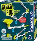 KOSMOS 620950 Gecko Run, Starter Set, Erweiterbare Kugelbahn für Kinder, Vertikale Kugelbahn, Murmelbahn, Lernspielzeug und Konstruktionsspielzeug ab 8 Jahren