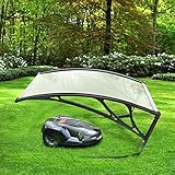 Garage für Mähroboter, Schutz gegen Witterungseinflüsse und Sonnenstrahlen, wasserdicht, einfache Installation, Zubehör für die Serie Mähroboter (transparent)