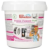 PASTACLEAN 1 kg Maschinenreiniger Power-Powder Plus - Entfernt Kalk & Ablagerungen - Effiziente Gerätepflege für die Reinigung von Waschmaschinen, Geschirrspülern, Kaffeemaschinen, Espressomaschinen