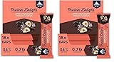 Multipower Protein Delight Eiweißriegel – 18 x 35 g Protein Riegel Box (630 g) – Leckerer Energieriegel – Dark Chocolate Mocha (Packung mit 2)