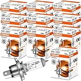 10 Stück OSRAM H4 Original 60/55 Watt 12 Volt PKW Bilux Autolampe Birne Lampe Licht Front