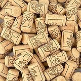 HAFERL 50 Stück Natur Dunkel Basteln Korken-Weinkorken-Flaschenkorken-Sektkorken - zum basteln Bastelzubehör für Kinder und Erwachsene DIY .(21 * 40mm)